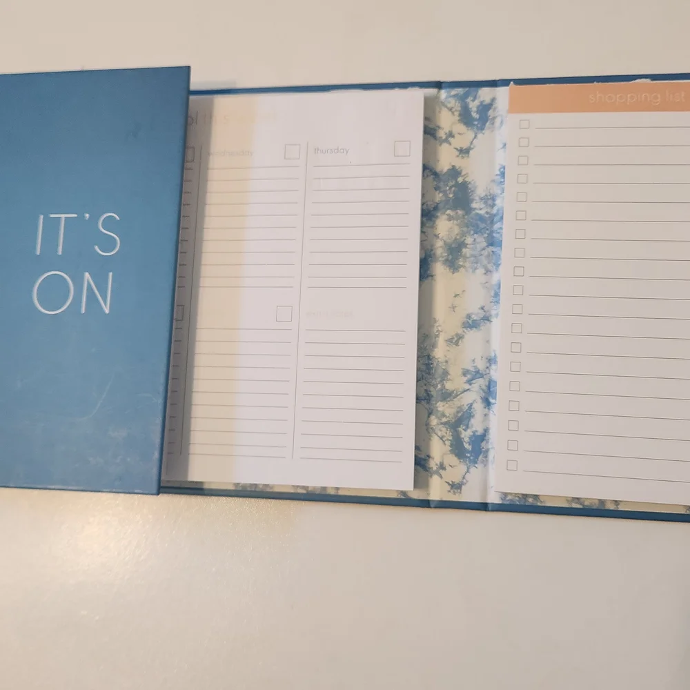 Notepad 'It's On The List' Text